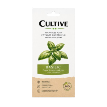 Recharge de Basilic Cultive : douceur, parfum & fraîcheur au quotidien